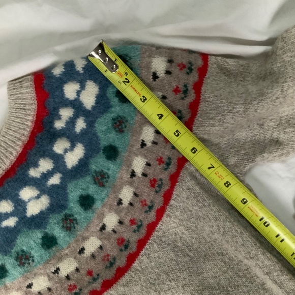 Vintage Eddie Bauer Fair-Isle Sheep Sweater (women’s small) - Picture 6 of 9